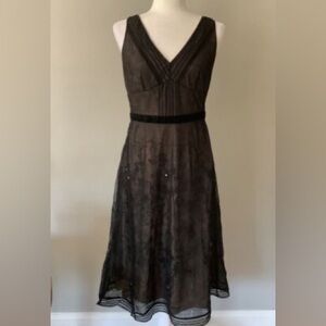 Ann Taylor LOFT Elegant Black cocktail Dress